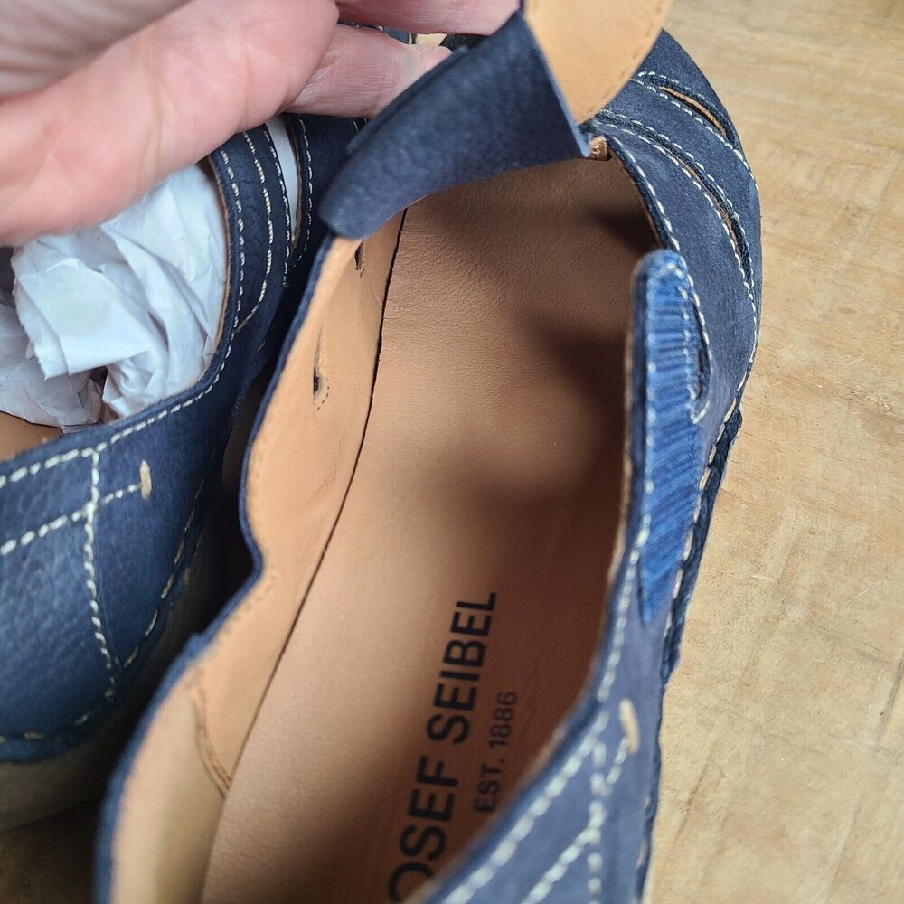 Josef Seibel Fergey 59 Womens Leather Fisherman‎ Sandal SAMPLE EU 37 RARE NEW - Picture 6 of 10